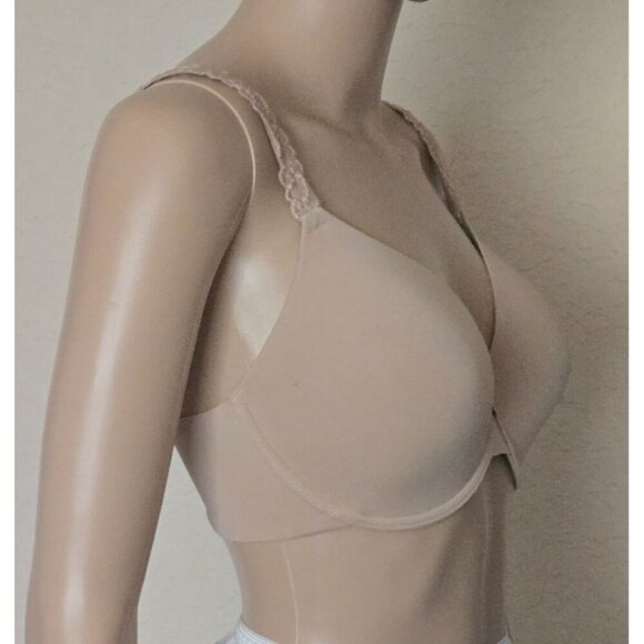 Natori Pure Luxe Bra beige underwired Size 32DDD - Picture 2 of 6